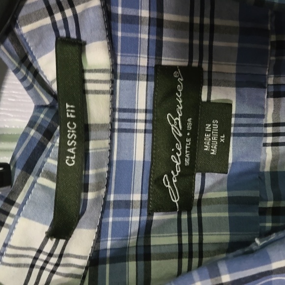 Plaid Button Down Polo - Picture 2 of 6
